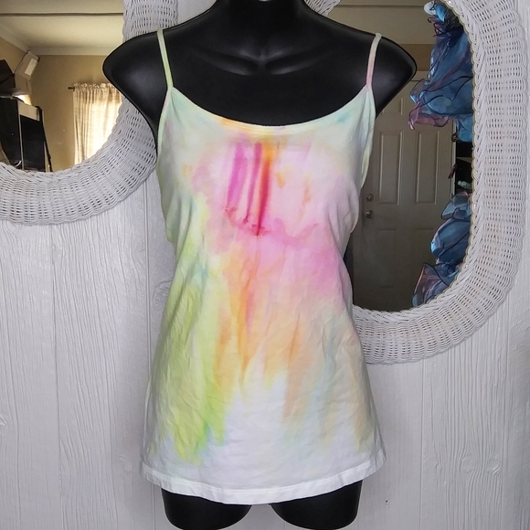 Groovy Glam Tops - GROOVY GLAM Handmade Ice-Dye Camisole Top